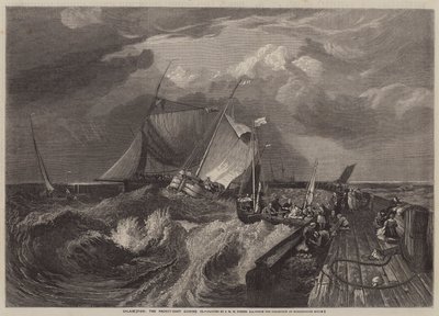 Calais Pier, the Packet-Boat Coming In by Joseph Mallord William Turner